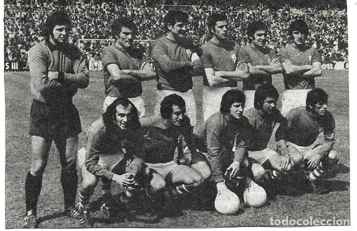 Collezionismo sportivo: REAL MURCIA: Recorte de un equipo de la temporada 74-75