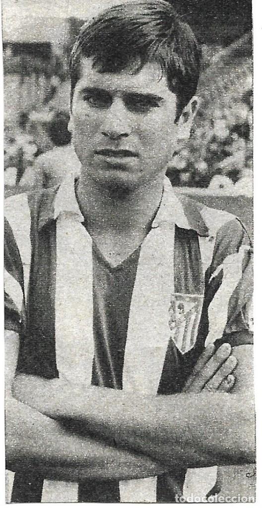 Collezionismo sportivo: ATL&Eacute;TICO DE MADRID: Recorte de MARCELINO. 1976