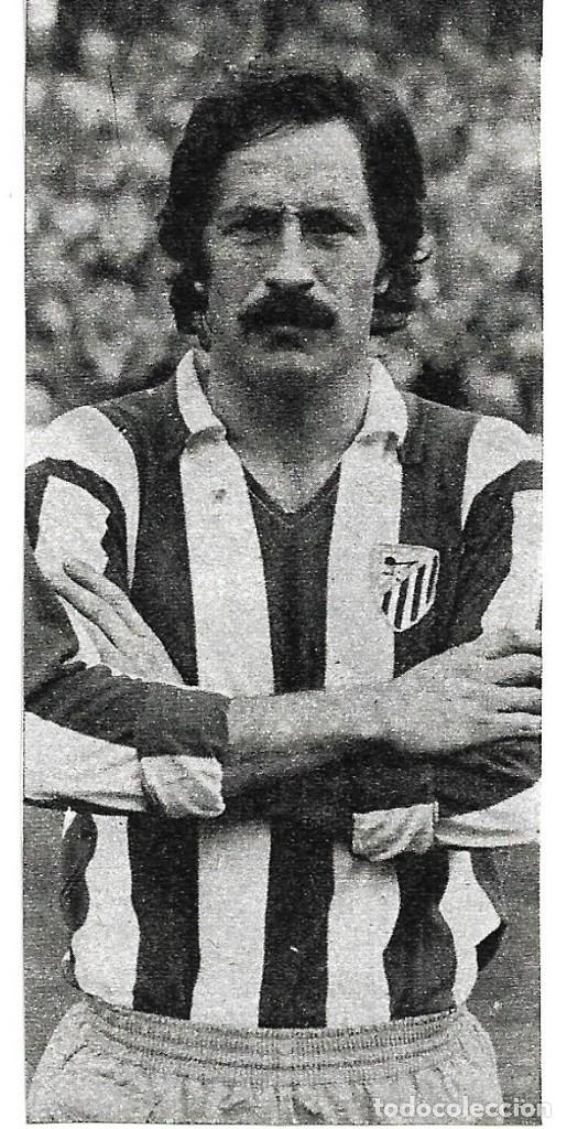 Collezionismo sportivo: ATL&Eacute;TICO DE MADRID: Recorte de SALCEDO. 1976