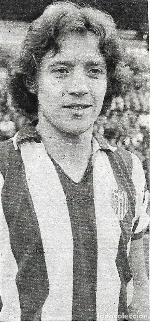 Collezionismo sportivo: ATL&Eacute;TICO DE MADRID: Recorte de LEIVINHA. 1976
