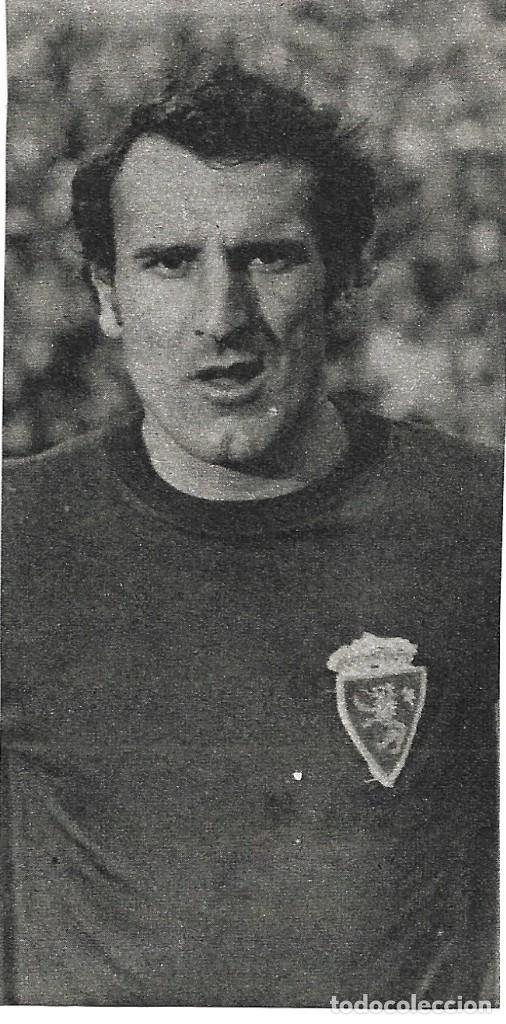 Collezionismo sportivo: REAL ZARAGOZA: Recorte de PLANAS. 1975