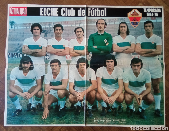 Sammelleidenschaft Sport: ELCHE CLUB DE FUTBOL POSTER TEMP. 1974 - 75