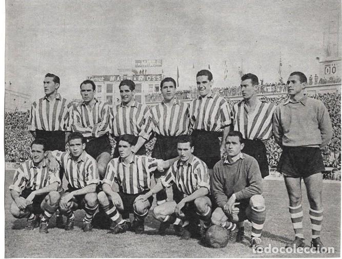 Collezionismo sportivo: ATHLETIC DE BILBAO: Gran recorte de un equipo de los primeros a&ntilde;os 50