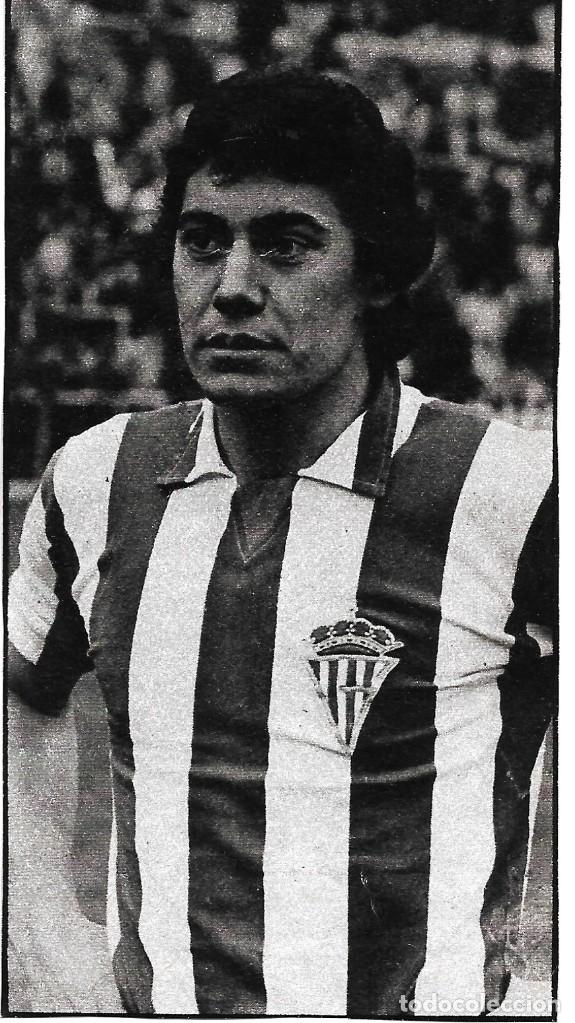 Collezionismo sportivo: REAL SPORTING DE GIJ&Oacute;N: Recorte de JOS&Eacute; MANUEL