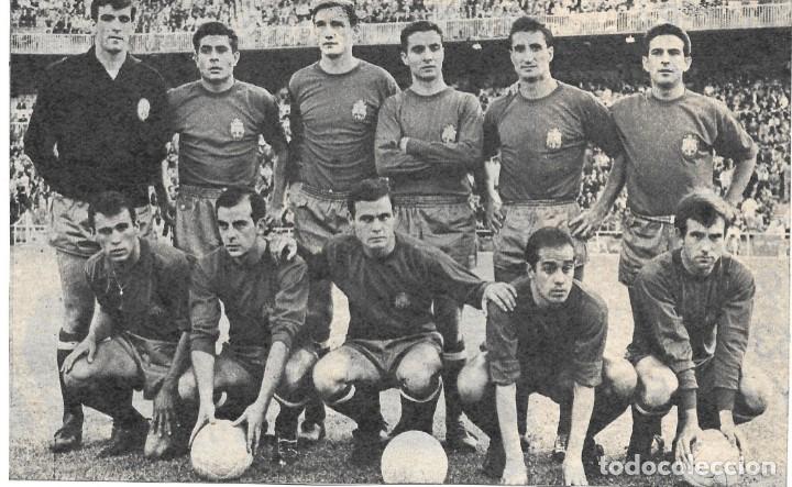 Collezionismo sportivo: SELECCI&Oacute;N ESPA&Ntilde;OLA DE F&Uacute;TBOL: Recorte del equipo que gan&oacute; la Eurocopa del 64
