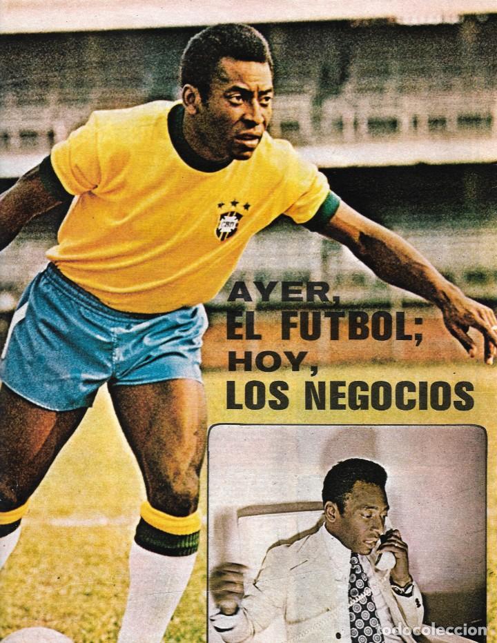 Collectionnisme sportif: PEL&Eacute;: P&oacute;ster con la camiseta de la Selecci&oacute;n de BRASIL. 1975