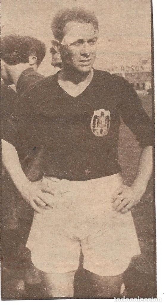 Coleccionismo deportivo: SELECCI&Oacute;N ESPA&Ntilde;OLA DE F&Uacute;TBOL: Recorte de HERRERITA en 1945