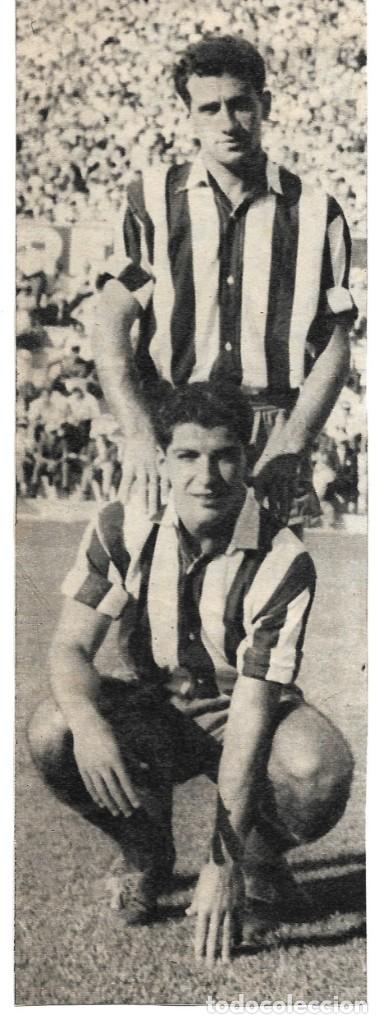 Coleccionismo deportivo: ATL&Eacute;TICO DE MADRID: Gran recorte del ala izquierda PEIR&Oacute; y COLLAR