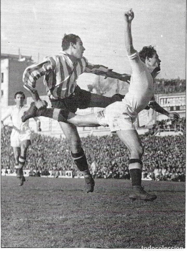 Coleccionismo deportivo: ATHLETIC DE BILBAO: Recorte de ZARRA al ataque
