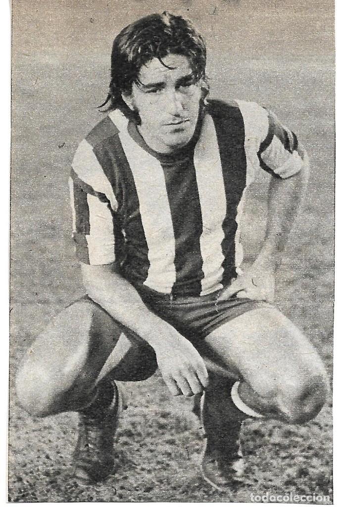 Coleccionismo deportivo: CLUB DEPORTIVO M&Aacute;LAGA: Recorte de VIBERTI. 1971