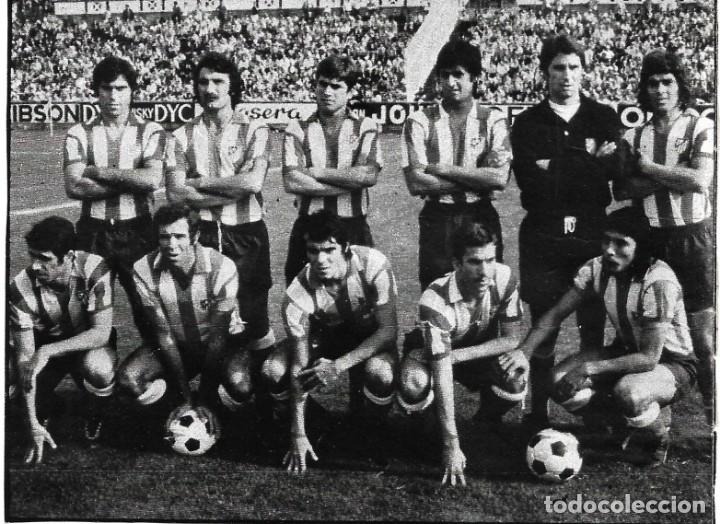 Sammelleidenschaft Sport: ATL&Eacute;TICO DE MADRID: Recorte de un equipo de 1974