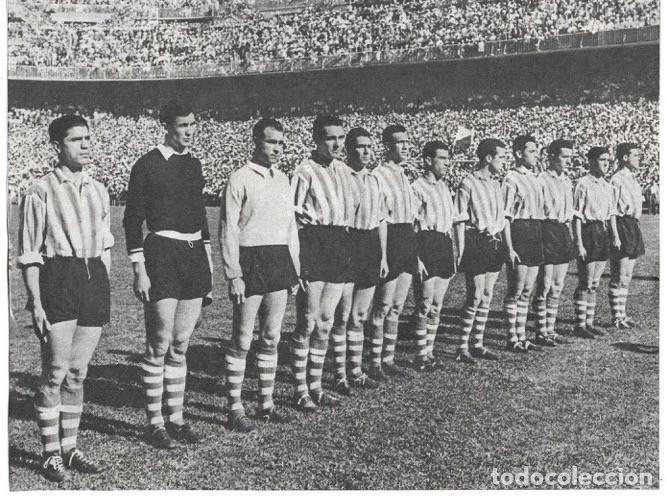 Sammelleidenschaft Sport: ATHLETIC DE BILBAO: Gran recorte del equipo Campe&oacute;n de Copa en 1955