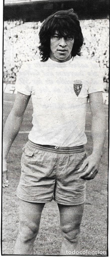 Sammelleidenschaft Sport: REAL ZARAGOZA: Recorte de Lobo DIARTE. 1975