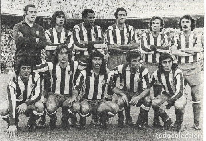 Sammelleidenschaft Sport: ATL&Eacute;TICO DE MADRID: Recorte de un equipo de la temporada 75-76