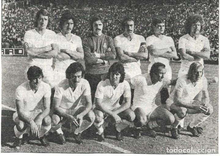 Sammelleidenschaft Sport: REAL MADRID: Recorte de un equipo de la temporada 75-76