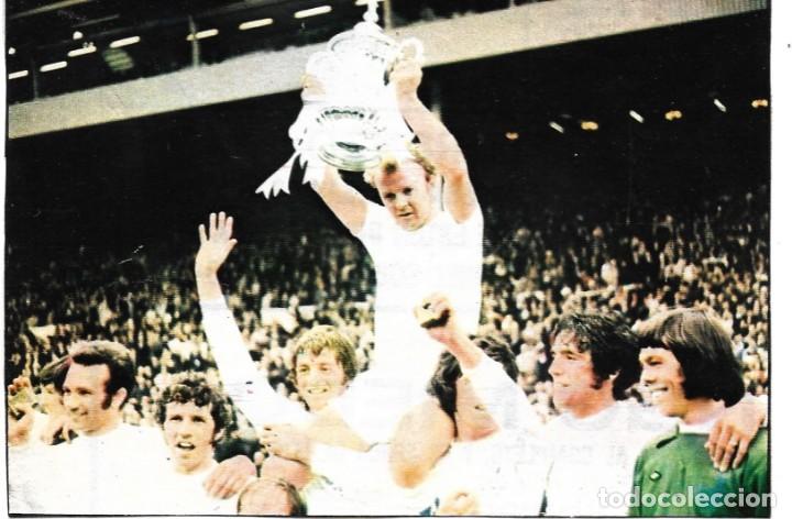 Collezionismo sportivo: LEEDS UNITED: Recorte de BILLY BREMMER con la FA Cup