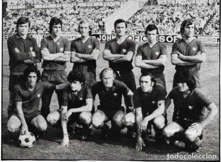 Sammelleidenschaft Sport: BAR&Ccedil;A: Recorte de un equipo de 1974