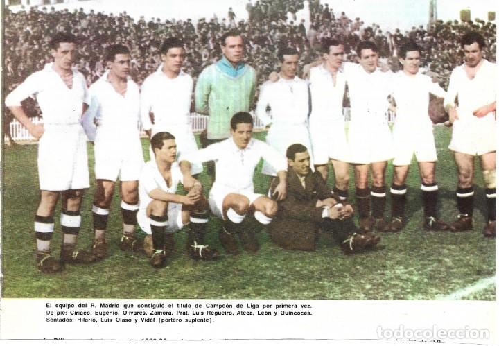 Collezionismo sportivo: REAL MADRID: Recorte de un equipo de la temporada 31-32
