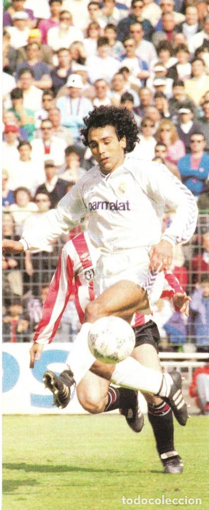 Collezionismo sportivo: REAL MADRID: Gran recorte de HUGO S&Aacute;NCHEZ. 1989