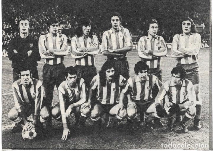 Collezionismo sportivo: ATL&Eacute;TICO DE MADRID: Recorte de un equipo de la temporada 73-74