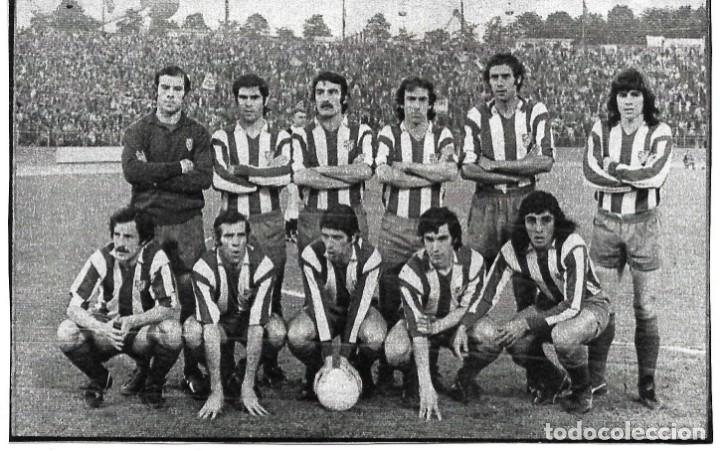 Collezionismo sportivo: ATL&Eacute;TICO DE MADRID: Recorte del equipo que jug&oacute; el desempate de HEYSEL en 1974