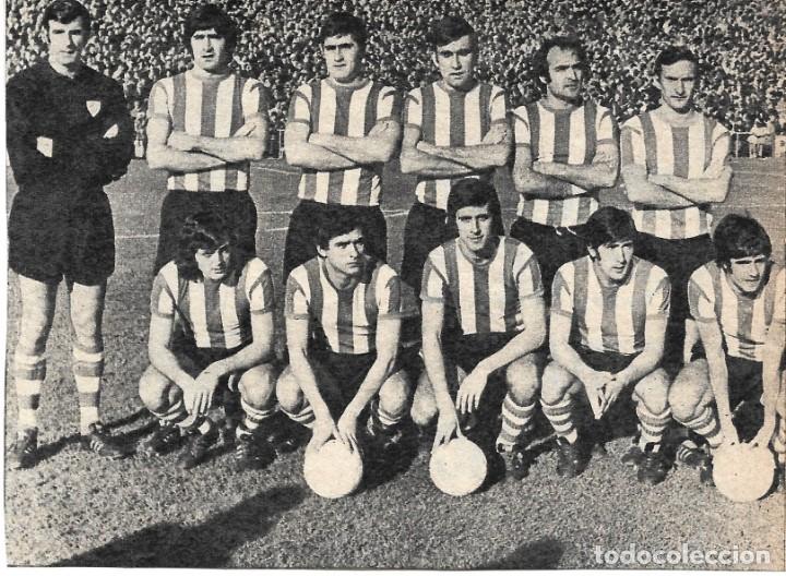 Collezionismo sportivo: ATHLETIC DE BILBAO: Recorte de un equipo de la temporada 73-74