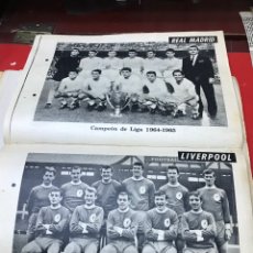 Coleccionismo deportivo: FOTOS REAL MADRID Y LIVERPOOL CAMPEONES LIGA 1965. Lote 280510853