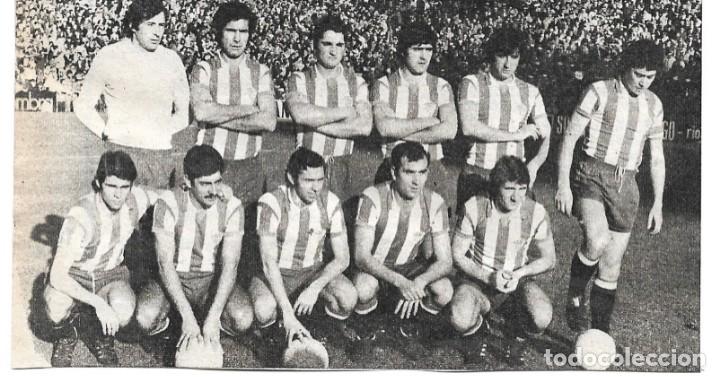 Sports collectibles: REAL SPORTING DE GIJ&Oacute;N: Recorte de un equipo de 1975