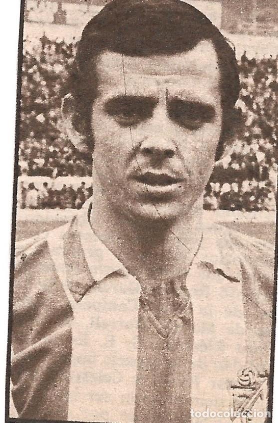 Sports collectibles: GRANADA CF: Recorte de DE LA CRUZ. 1971