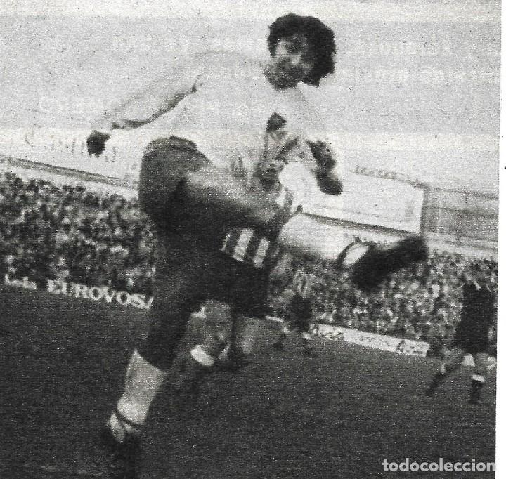Collezionismo sportivo: REAL ZARAGOZA: Recorte de Nino ARR&Uacute;A chutando.1976