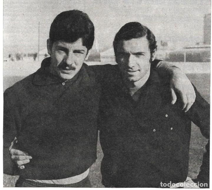 Collezionismo sportivo: REAL SPORTING DE GIJ&Oacute;N: Recorte de MEGIDO y QUINI. 1975