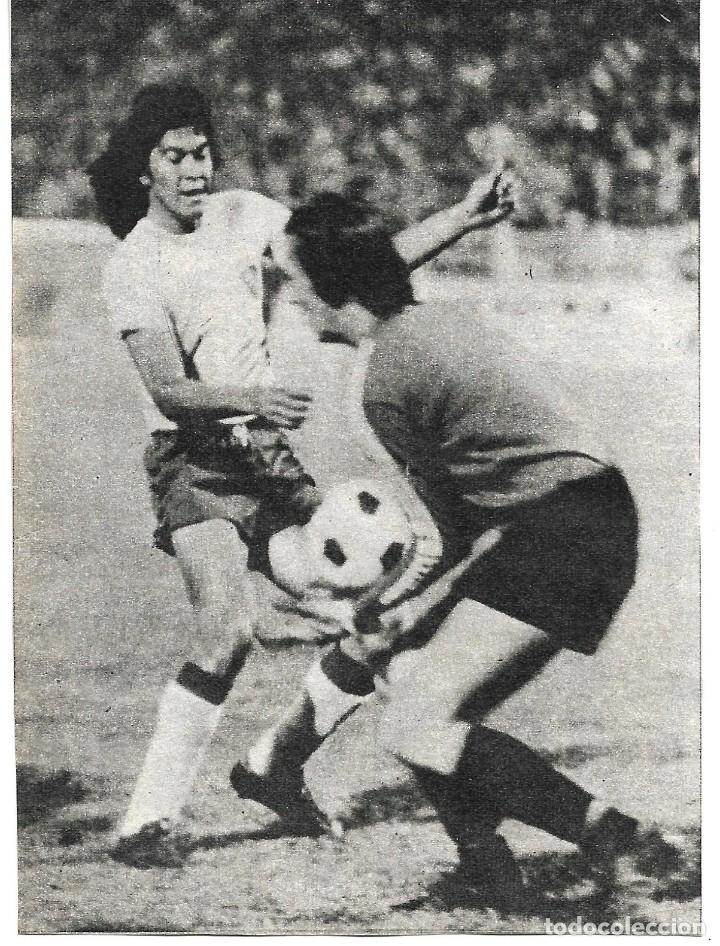 Collezionismo sportivo: REAL ZARAGOZA: Recorte del LOBO DIARTE acosando al meta contrario. 1976