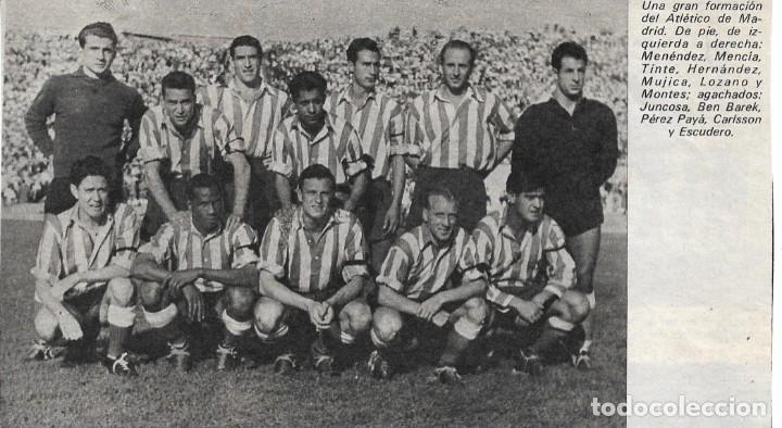 Collezionismo sportivo: ATL&Eacute;TICO DE MADRID: Recorte de un equipo de la temporada 50-51