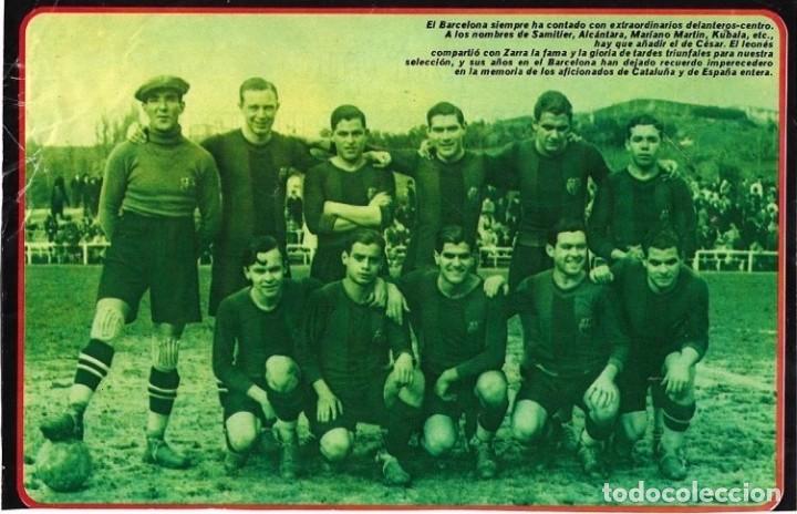 Collezionismo sportivo: BAR&Ccedil;A: Gran recorte del primer equipo Campe&oacute;n de Liga, temporada 1928-29