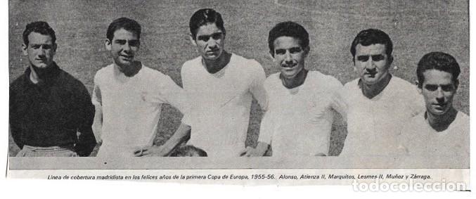 Collezionismo sportivo: REAL MADRID: Gran recorte de su zaga. ALONSO, ATIENZA, MARQUITOS, LESMES, MU&Ntilde;OZ, Z&Aacute;RRAGA