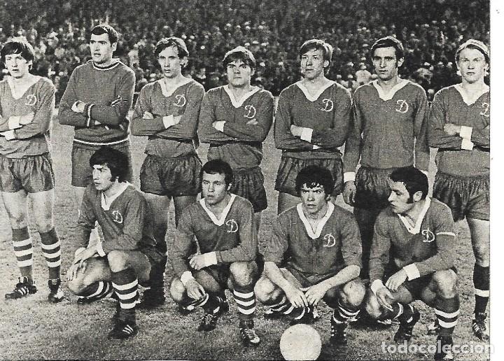 Coleccionismo deportivo: DYNAMO DE KIEV: Recorte de un equipo de 1973, con OLEG BLOKHIN