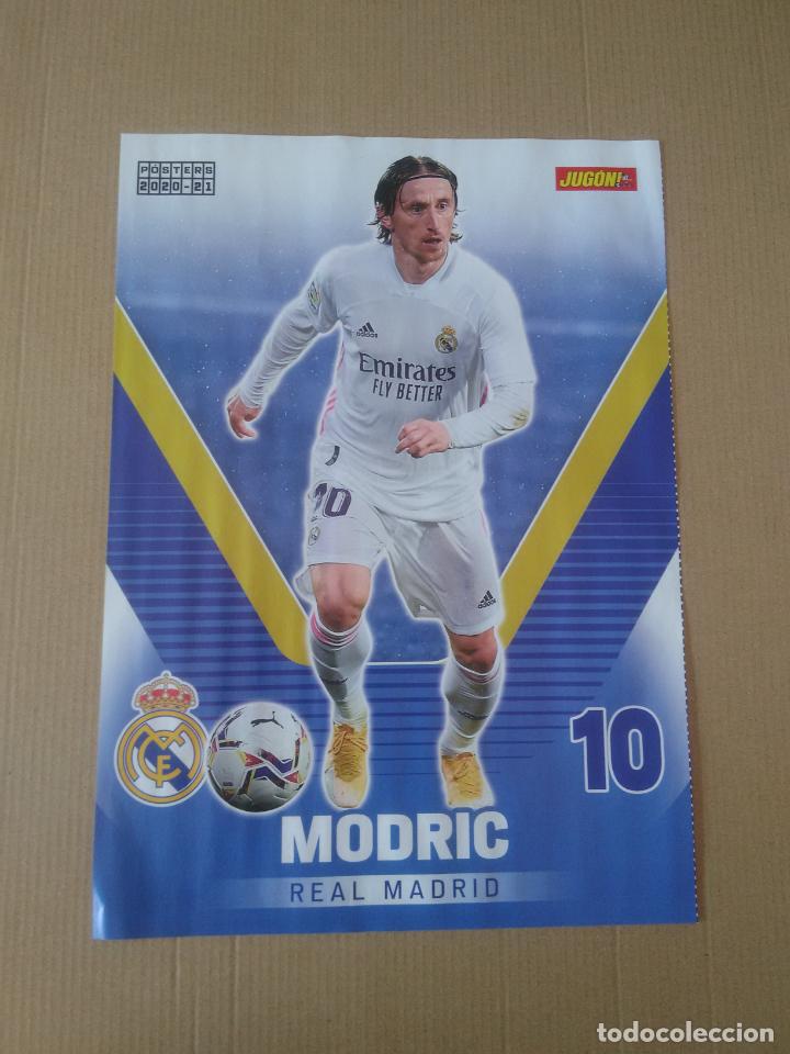 Coleccionismo deportivo: MODRIC REAL MADRID ABD&Oacute;N PRATS REAL MALLORCA DOBLE P&Oacute;STER 1 P&Aacute;G REVISTA JUG&Oacute;N 2020-2021 LIGA 20-21