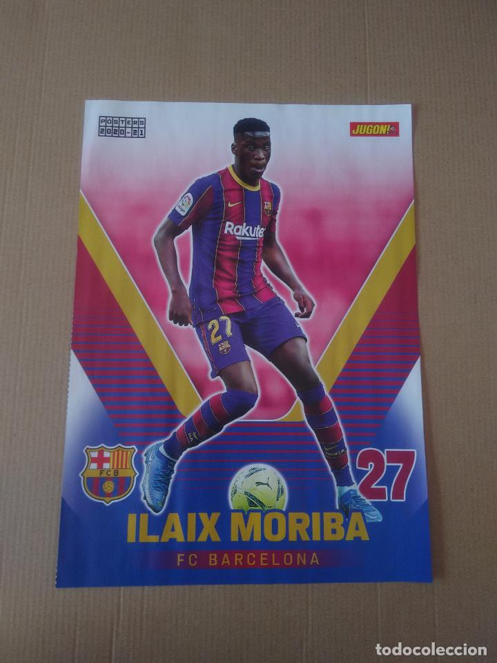 Coleccionismo deportivo: ROOKIE ILAIX MORIBA BARCELONA BAR&Ccedil;A KOKE ATLETICO MADRID DOBLE P&Oacute;STER 1 P&Aacute;G REVISTA JUG&Oacute;N 2020-2021