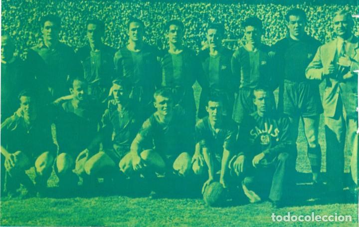 Collectionnisme sportif: BAR&Ccedil;A: Recorte de un equipo de 1952, Les CINC COPES