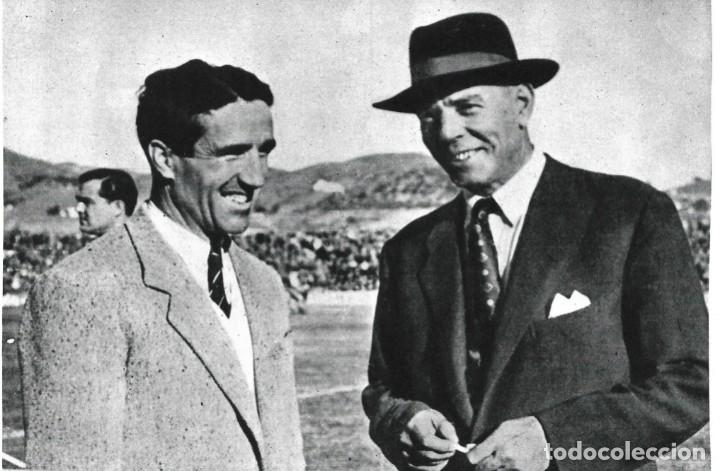 Collectionnisme sportif: Recorte de HELENIO HERRERA ( HH ) y RICARDO ZAMORA hacia 1950
