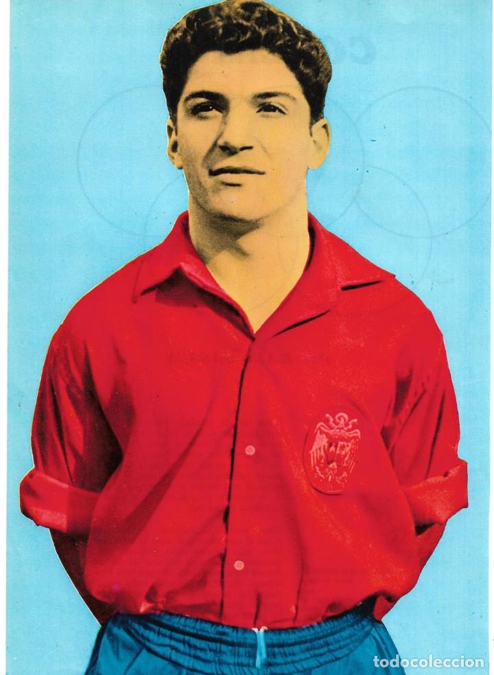 Collectionnisme sportif: SELECCI&Oacute;N ESPA&Ntilde;OLA DE F&Uacute;TBOL: Gran recorte de Enrique COLLAR