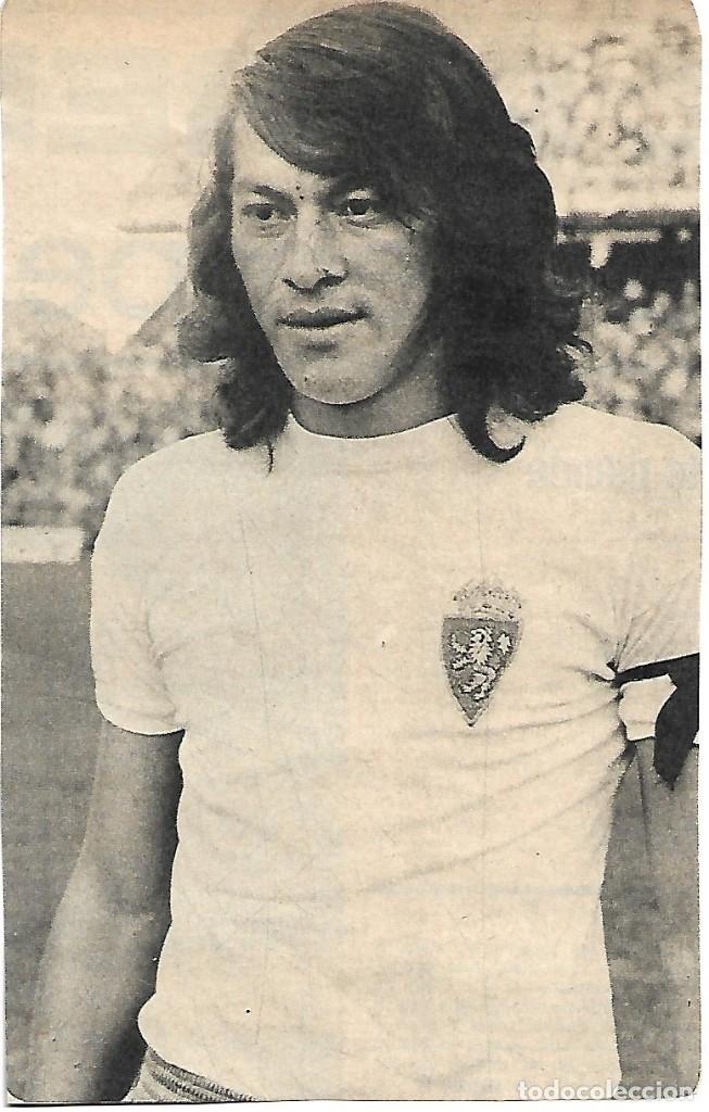 Sammelleidenschaft Sport: REAL ZARAGOZA: Gran recorte de LOBO DIARTE. 1975