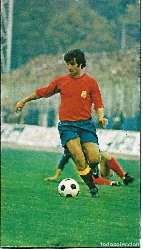 Collectionnisme sportif: SELECCI&Oacute;N ESPA&Ntilde;OLA DE F&Uacute;TBOL: Recorte de G&Aacute;RATE en acci&oacute;n. 1975