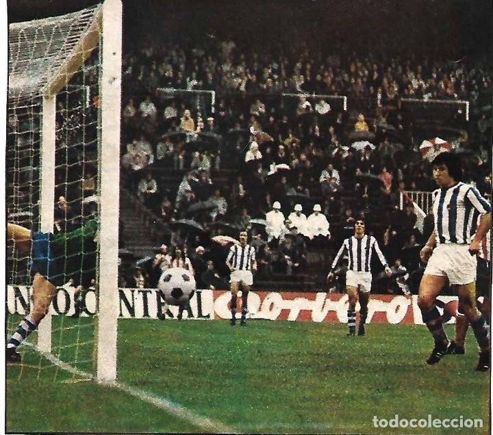 Collectionnisme sportif: REAL SOCIEDAD: Recorte de ARKONADA sacando un bal&oacute;n. 1976