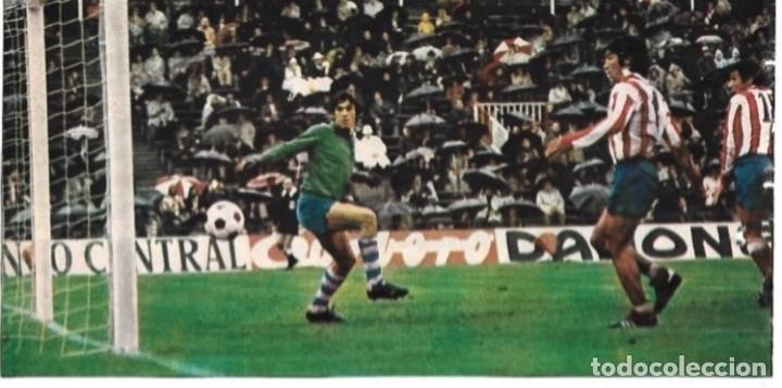 Collectionnisme sportif: REAL SOCIEDAD: Gran recorte de ARKONADA encajando un gol. 1976