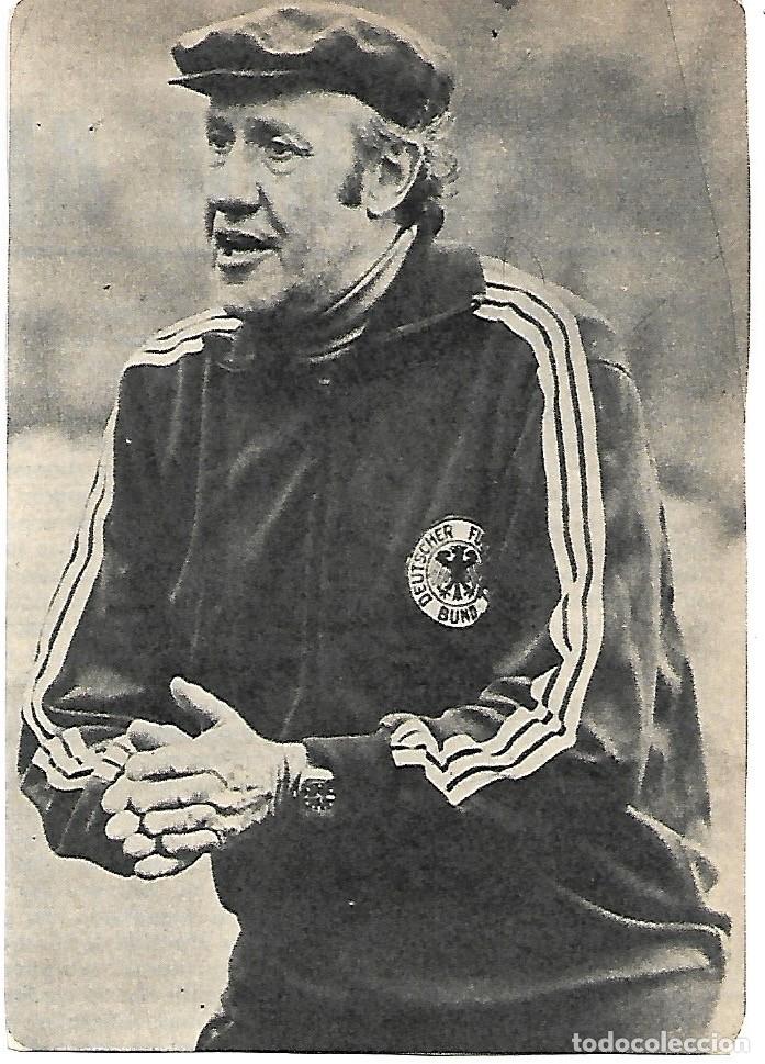 Collectionnisme sportif: SELECCI&Oacute;N DE F&Uacute;TBOL DE ALEMANIA ( RFA ): Recorte del seleccionador HELMUT SCHOEN. 1975