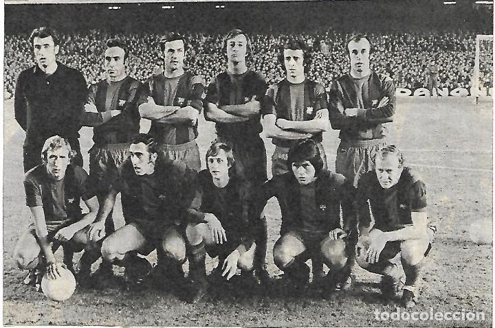 Collectionnisme sportif: BAR&Ccedil;A: Gran recorte del m&iacute;tico equipo de la temporada 73-74