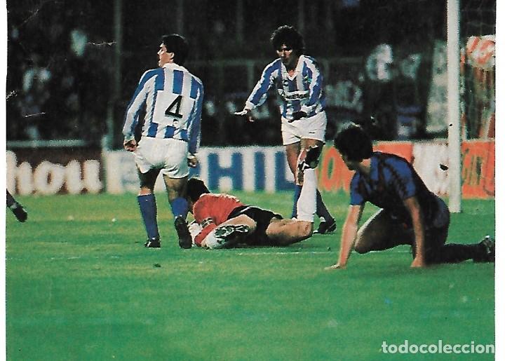 Collectionnisme sportif: REAL SOCIEDAD: Recorte de ARKONADA en el suelo. A&ntilde;os 80