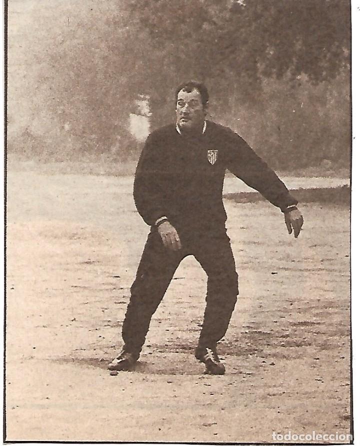 Collectionnisme sportif: ATL&Eacute;TICO DE MADRID: Recorte del t&eacute;cnico MARCEL DOMINGO. 1969