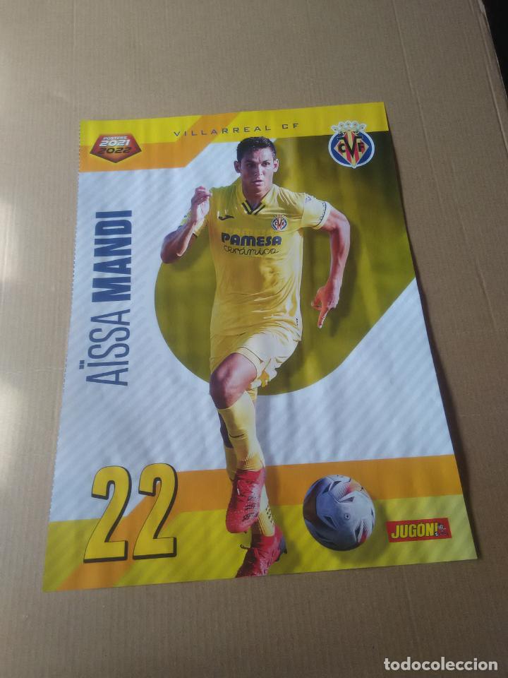 Coleccionismo deportivo: A&Iuml;SSA MANDI VILLARREAL CARLES ALE&Ntilde;&Aacute; GETAFE DOBLE P&Oacute;STER 1 P&Aacute;GINA REVISTA JUG&Oacute;N 2021-2022 LIGA 21-22